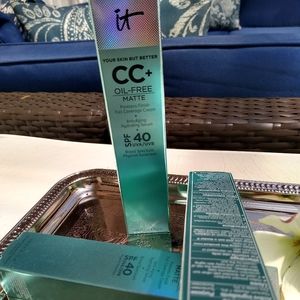 IT Cosmetics CC+ Cream Oil Free SPF 40-Medim Tan